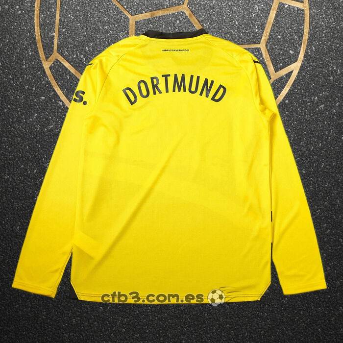 Camiseta Borussia Dortmund Primera Manga Larga 23-24